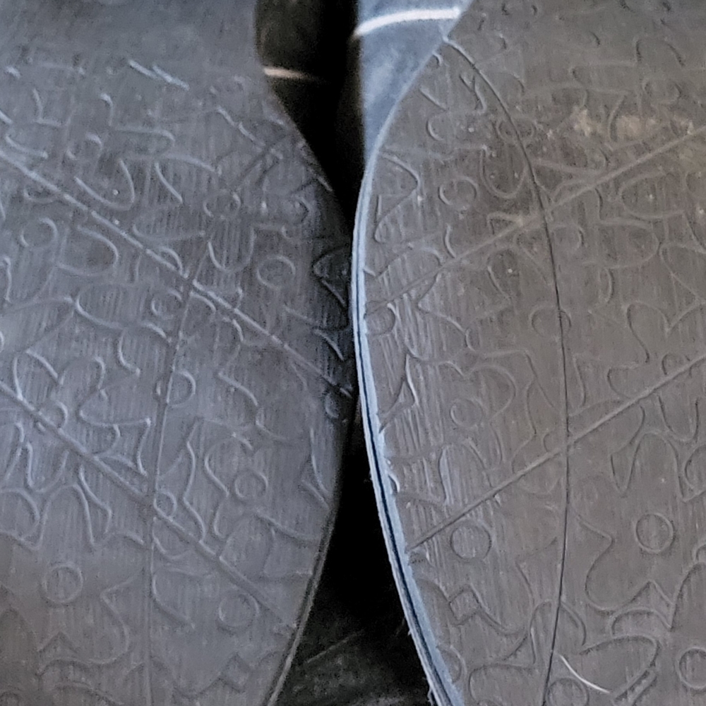 CHINESE LAUNDRY Black DISTRESSED Leather Boots with Silver Accents - Picture 6 of 9